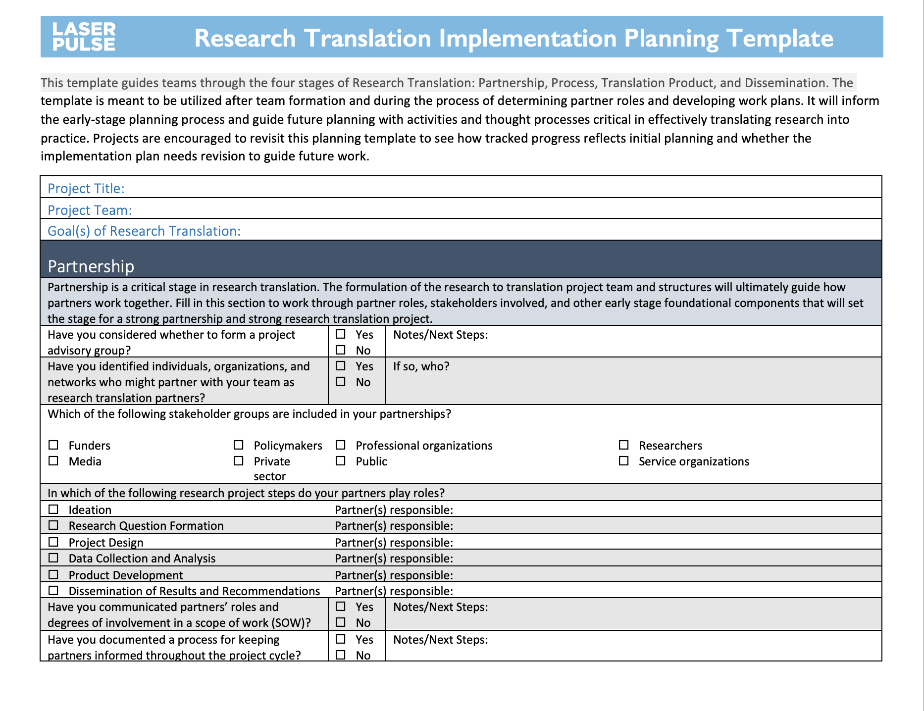 ERT Implementing